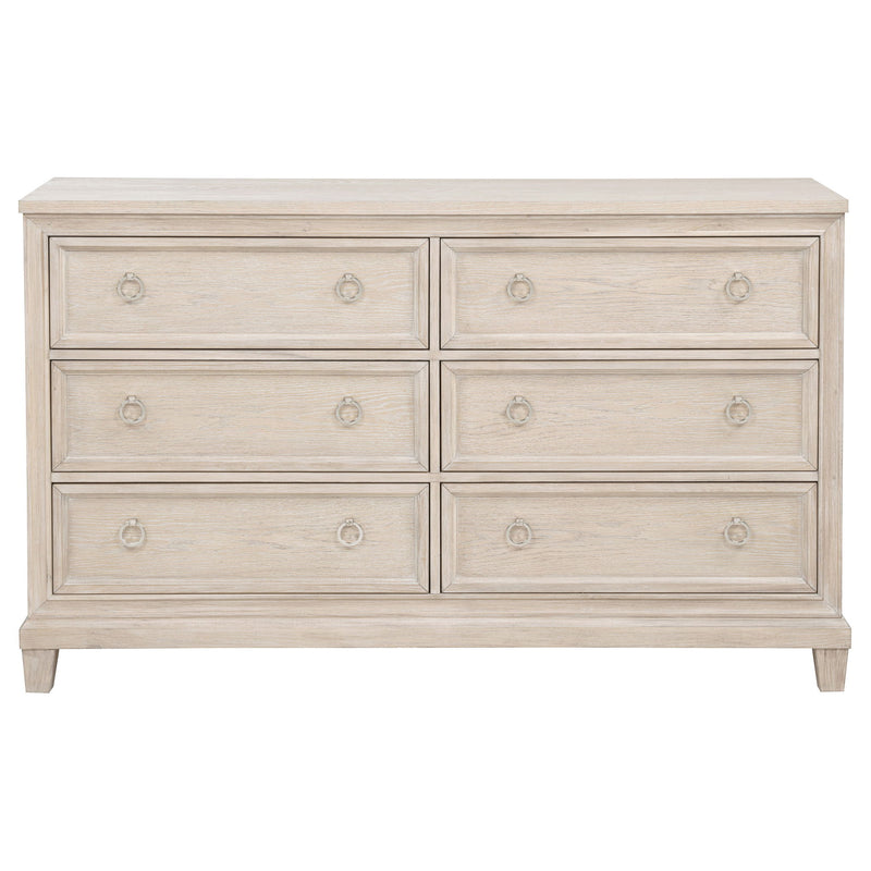 Wedner - 6 Drawer Dresser - Oak
