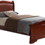 Panel Sleigh Bed Elegantly Crafted
