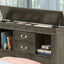 Traditional Style Bookcase Storage Bed