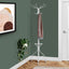 Coat Rack, Hall Tree, Free Standing, 12 Hooks, Entryway, 70"H, Umbrella Holder, Contemporary & Modern
