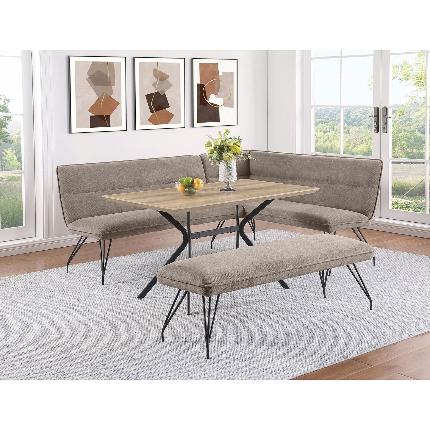 Hanover - Dining Table - Light Brown