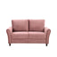Patricia - Curved Arm Loveseat Sofa