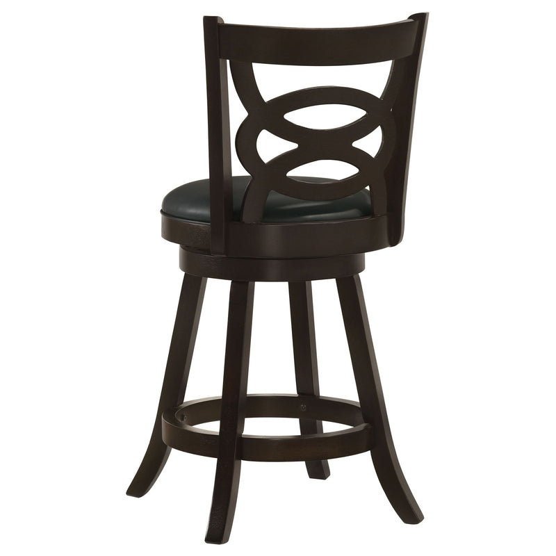 Swivel Counter Stool (Set of 2) - Black