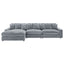 Cassidy - Upholstered Sectional Sofa With Reversible Cushions