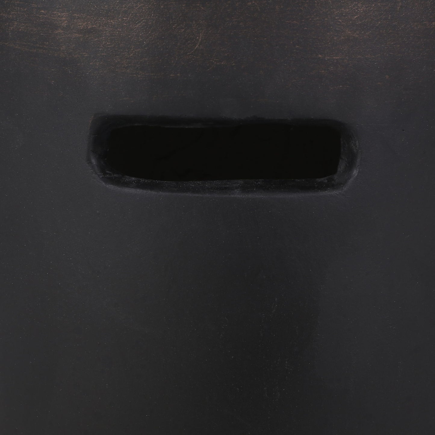 Outdoor End Table With Cutout Handle - Copper