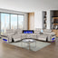 Nova - Sectional With Bluetooth Speaker, LED And Lifting Wine Cabinet