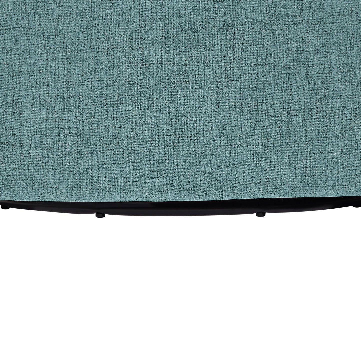 Solitude - Skirted Swivel Accent Chair With Hemp Like