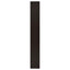 Rectangular Bookcase Tall Slim Storage With 9 Shelves - Brown