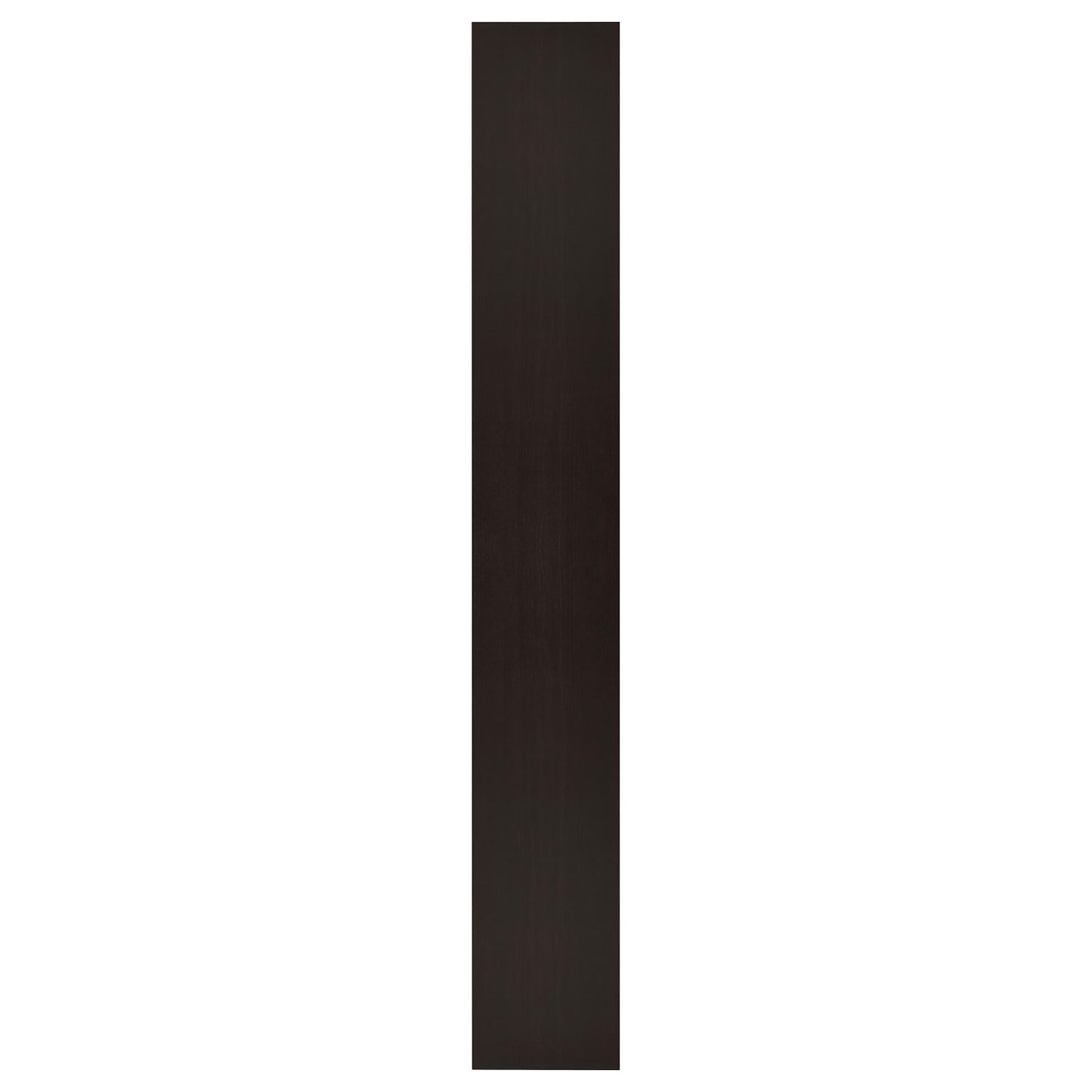 Rectangular Bookcase Tall Slim Storage With 9 Shelves - Brown