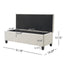 Upholstered Storage Ottoman Bench