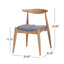 Elegant Dining Chairs With Ergonomic Backrest & Comfort Cushions (Set of 2)
