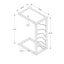 Accent Table, C - Shaped, Contemporary & Modern Convenient Design