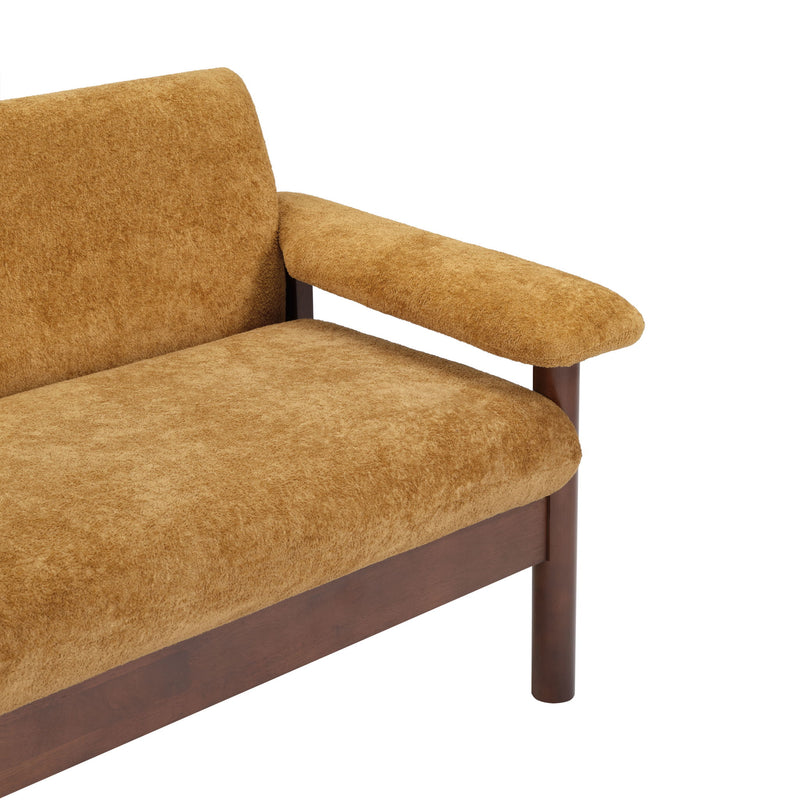 Loveseat Sofa 2 Seater Couch With Armrest Pillows