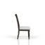 Upholstered Seat Ladderback Side Chair (Set of 2) - Coffee