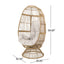 Patio Swivel Basket Egg Chair With Cushion