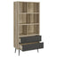 Minerva - 3 Shelf Bookcase With Drawers - Natural