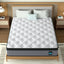 14" Hybrid Mattress, Memory Foam & Pocket Spring Bed, Cooling, Pressure Relief, Back & Hip Support - Gray / White - King