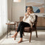 Accent Chair, Classic Mid Century Modern For Extra Seating