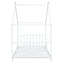 Metal House Platform Bed With Modern Design And Durable Frame
