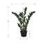 29" Tall, Artificial Plant, Zz Tree, Indoor, Faux, Fake, Floor, Greenery, Potted, Real Touch, Decorative - Green / Black