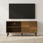 Amidon - TV Stand, With 2 Storage Shelves And 1 Cabinet