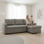 Convertible L Shaped Sectional Sleeper Sofa Bed, Saving Pull Out Couch