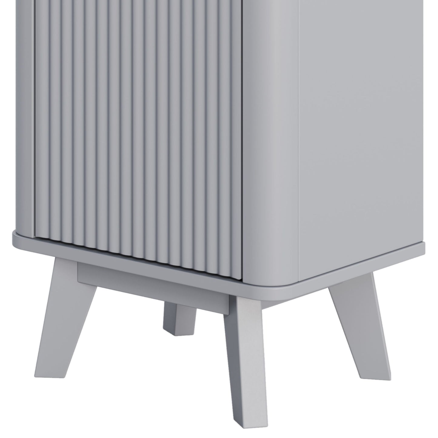 Tall Bathroom Storage Cabinet With Adjustable Shelves And 1 Drawer & Door