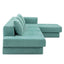 L-Shaped Modular Sofa With Double Layer Cushion