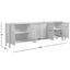 Nolan - 6 Door Sideboard - Brown
