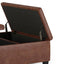 Ellis - Coffee Table Storage Ottoman Contemporary Design