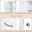 Freestanding Tall Storage Cabinet With 2 Tilt Out Hampers