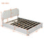 Upholstered Platform Bed With Hydraulic Storage System