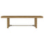 Benson - Extension Leaf Dining Table With Trestle Base - Sand