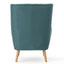 Club Chair With Rubberwood Legs
