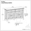 Acadian - Large Sideboard Buffet - Brown