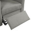 Power Lift Recliner Barrel Shape Reclining Chair With Footrest And Side Pocket