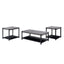 Linea - 3 Piece Occasional Set (1 Coffee & 2 End Tables) - Dark Gray