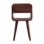 Mini California Curved Nightstand Wth Lower Slot