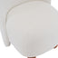 Modern Low Back Accent Upholstered Armless Living Room Chairs, Round Feet