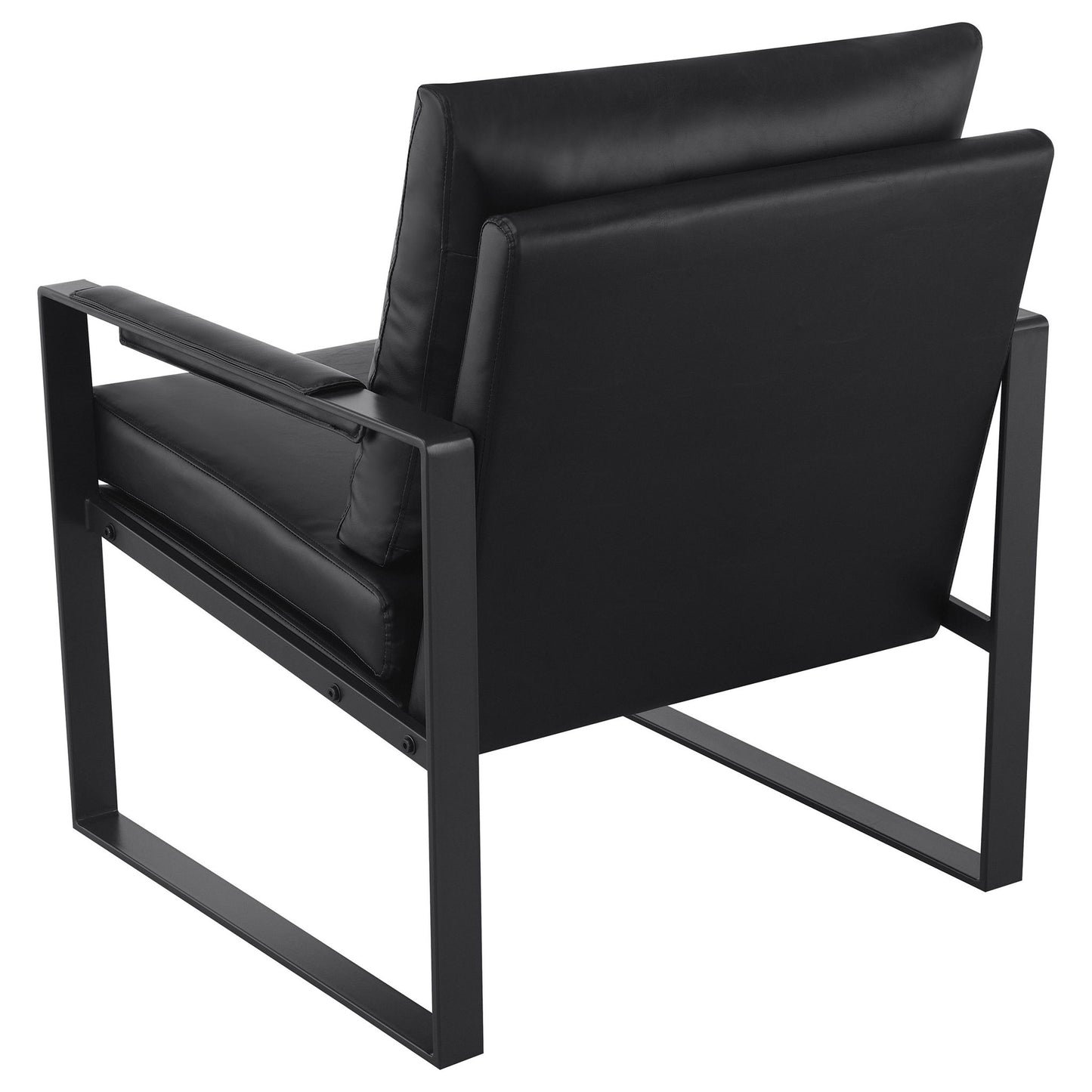 Goldbriar - Upholstered Track Arm Accent Chair - Black