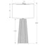 Lighting, Table Lamp, Ceramic, Contemporary - White