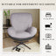 360° Swivel Office Chair, No Wheels