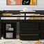 Loft Bed With Retractable Writing Desk And 3 Drawers With Storage Stairs And Shelves