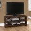 TV Stand, Console, Media Entertainment Center, Storage Shelves, Contemporary & Modern - Cherry