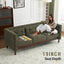 Upholstered Sofa Modern 3 Seater Sofa Couch With Tufted Design For Living Room
