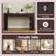 Retro Console Table With Storage, 3 Drawers