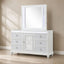 Abigale - 6 Drawer Dresser With LED (Includes Dresser Only, Mirror Not Included) - White