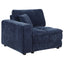 Azure - 6 Piece Upholstered Modular Sectional Sofa - Blue