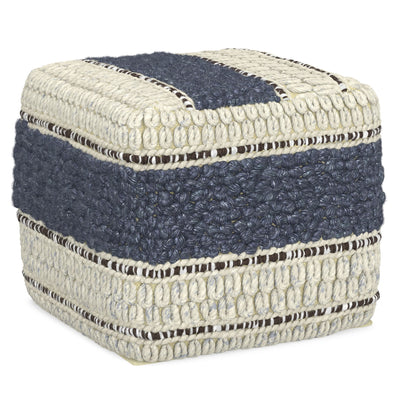 Grady - Handcrafted Square Pouf