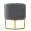 Upholstered Reading Accent Armchair For Living Room